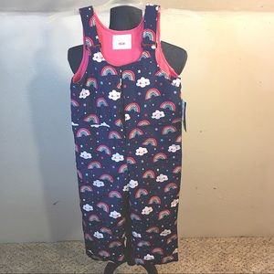The Children’s Place Navy Rainbow Bib Snowpants